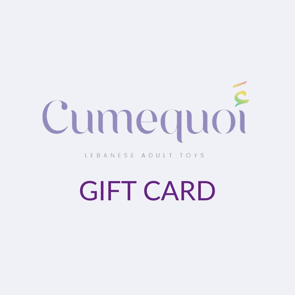 Gift Cards - Cumequoi