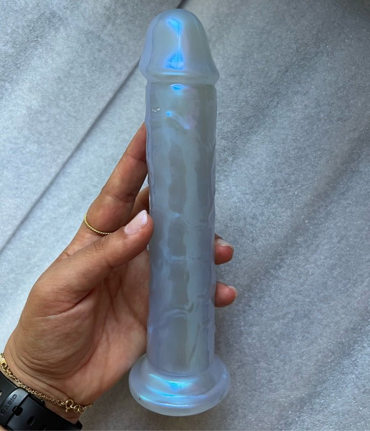 Pearly transparent dildo without balls - sex toy Dildos & Strapons Lebanon