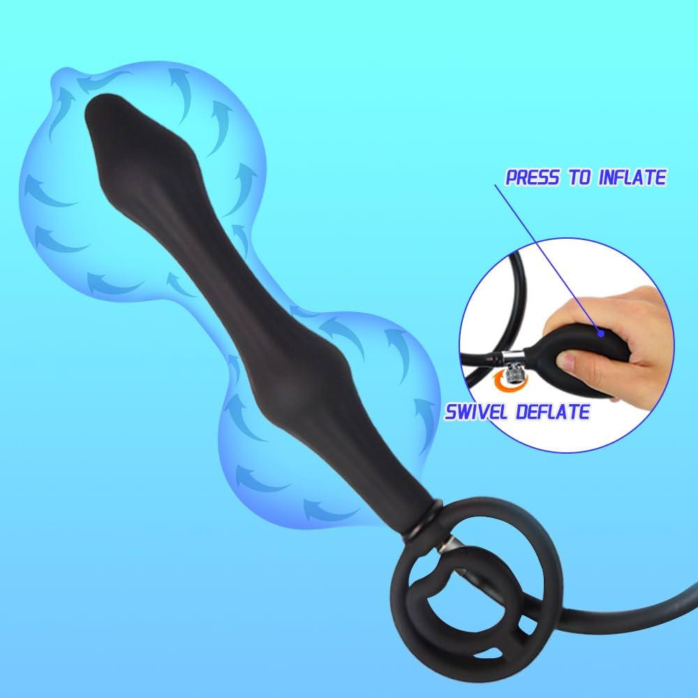 Premium Inflatable Anal Plug: Customizable Expanding