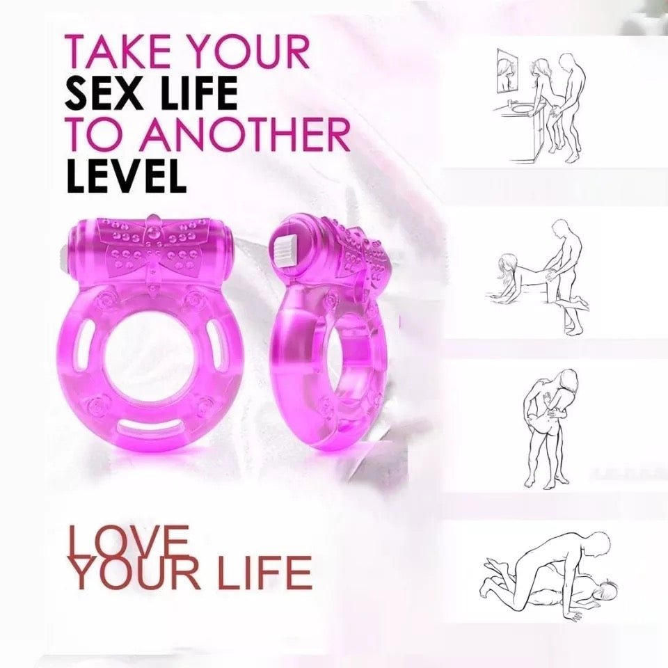 Vibrating Cock Ring on batteries - sex toy Cock Rings Lebanon