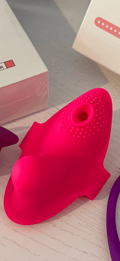 Simia the Wearable Remote Control Vibrator with Powerful Clit Sucker - Cumequoi Vibrators & Suckers sex toys Lebanon