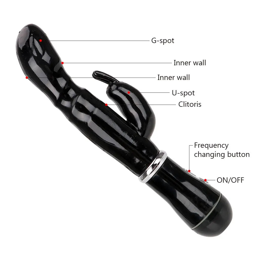 Rabbit Vibrator, G Spot: Female Adult Sex Toy - Cumequoi Vibrators & Suckers sex toys Lebanon