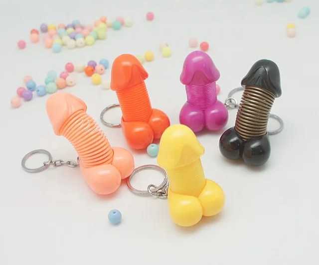 Cute Penis Keychain