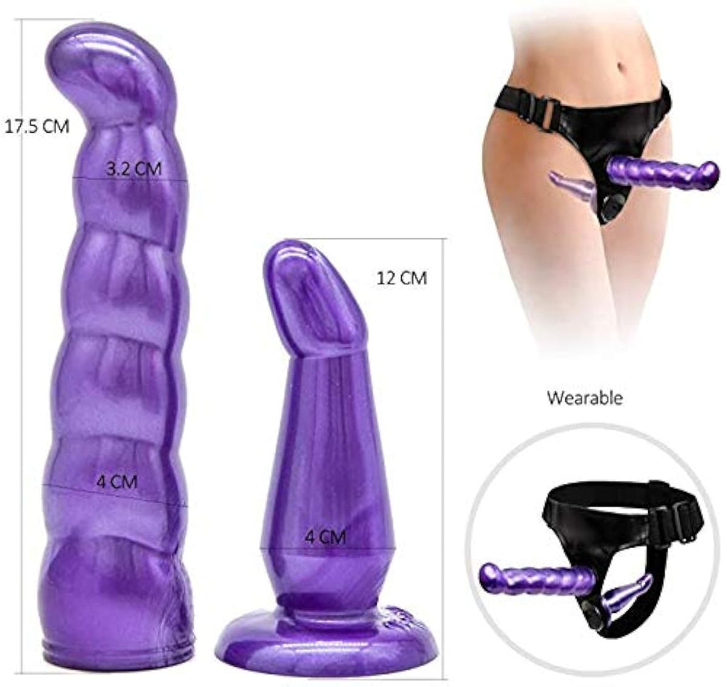 Double Dildo Strapon TPE Material