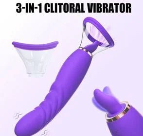 Pump Dildo Vibrator and Clit Licker - sex toy Vibrators & Suckers Lebanon