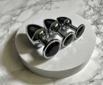 Silver Chrome Butt Plug