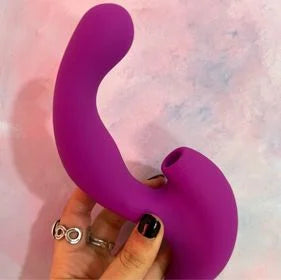 Insertable Flexible Vibrator and Clit Sucker