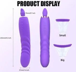 Pump Dildo Vibrator and Clit Licker - sex toy Vibrators & Suckers Lebanon