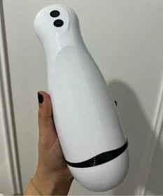 Electric masturbator with earphones