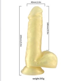 Pearly Large TPE Dildo: Realistic Suction Base | Adult Toy - sex toy Dildos & Strapons Lebanon