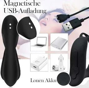 Prostate Massager With 2 Cock Rings