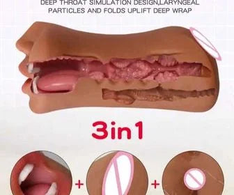 Premium Male Masturbator - Fleshlight 3-in-1