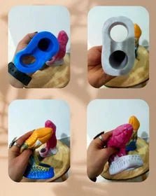 Fantasy Dildo Sleeve: Textured Stretch Silicone Adult Toy - sex toy Sleeves / Extentions Lebanon