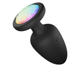 Lighting Vibrating butt plug High Quality and remote controlled