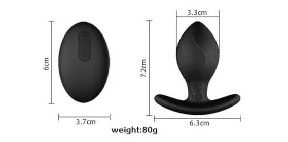 Remote Control Anal Plug Vibrator - Prostate Massager