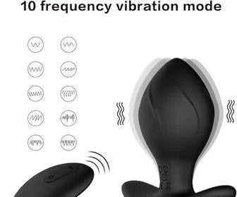 Remote Control Anal Plug Vibrator - Prostate Massager