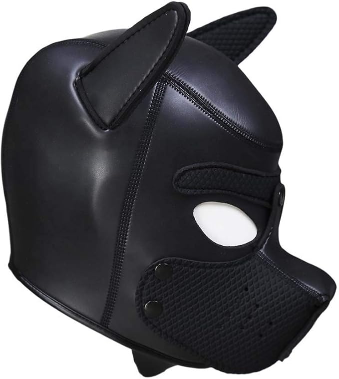 Neoprene Puppy Hood Custom Full Face Novelty: Animal Head Mask Costume Dog Head Masks