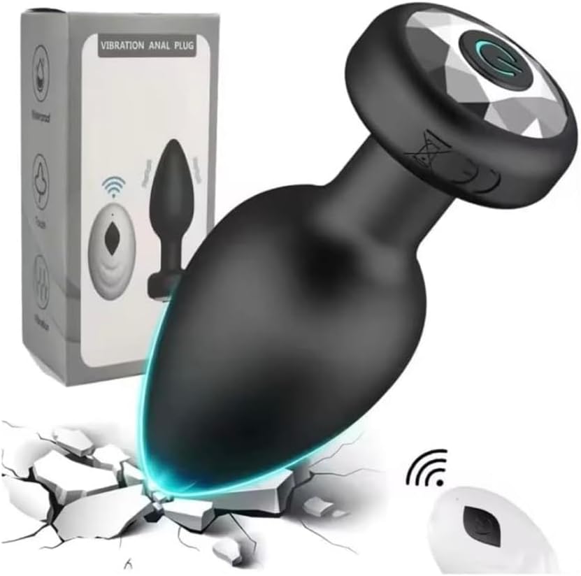 Vibrating Remote Control Anal Plug: Medical Silicone - Cumequoi Anal Plugs sex toys Lebanon