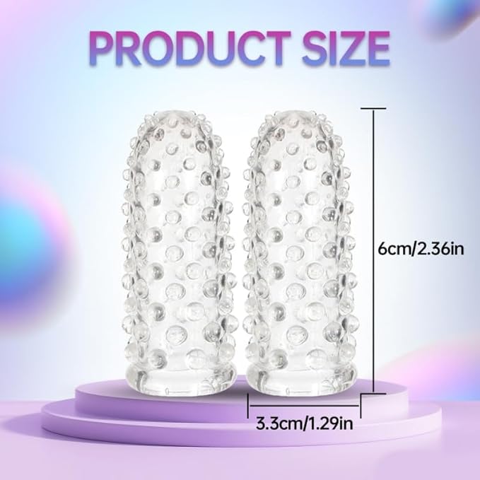Gspot Stimulation Finger Condoms Sleeves: Reusable Condom