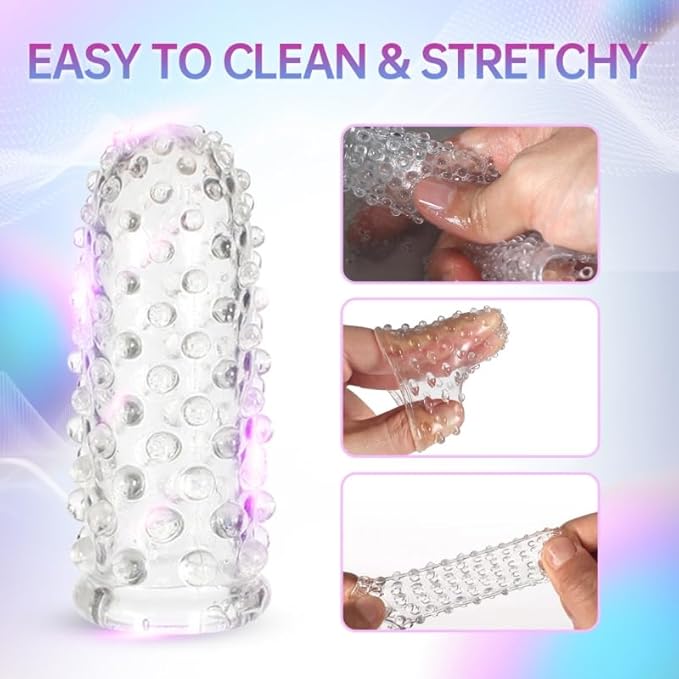 Gspot Stimulation Finger Condoms Sleeves: Reusable Condom