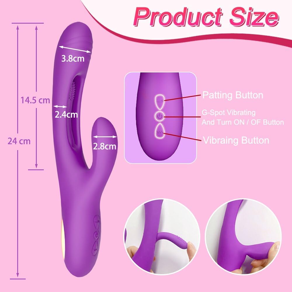 Premium Flicking And Flapping Rabbit Vibrator