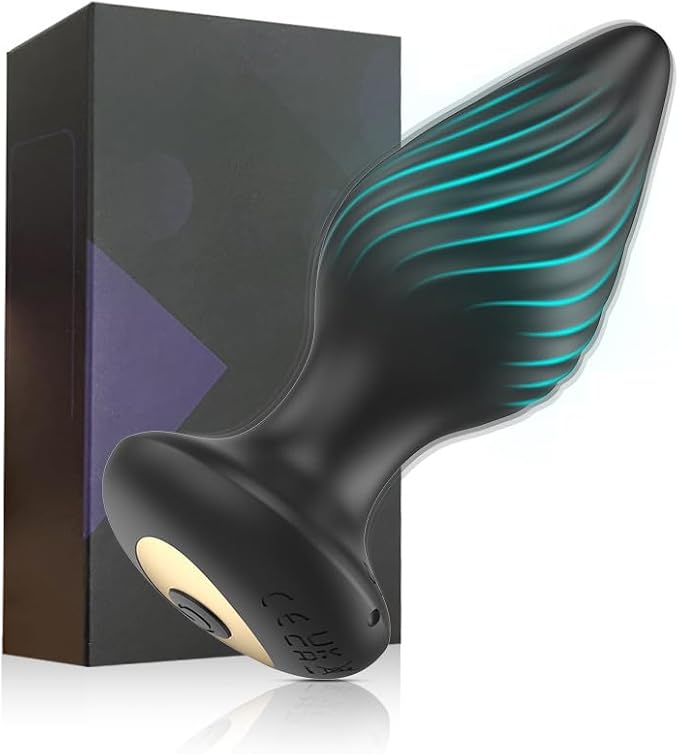 High Quality Vibrating black Butt Plug (controlled by App or Remote) - Cumequoi Anal Plugs sex toys Lebanon