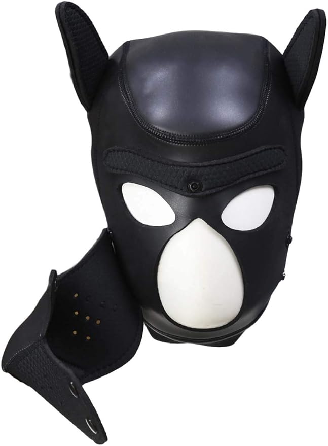 Neoprene Puppy Hood Custom Full Face Novelty: Animal Head Mask Costume Dog Head Masks