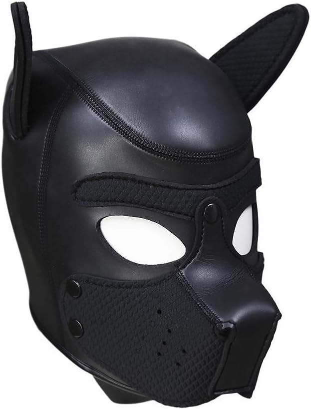 Neoprene Puppy Hood Custom Full Face Novelty: Animal Head Mask Costume Dog Head Masks