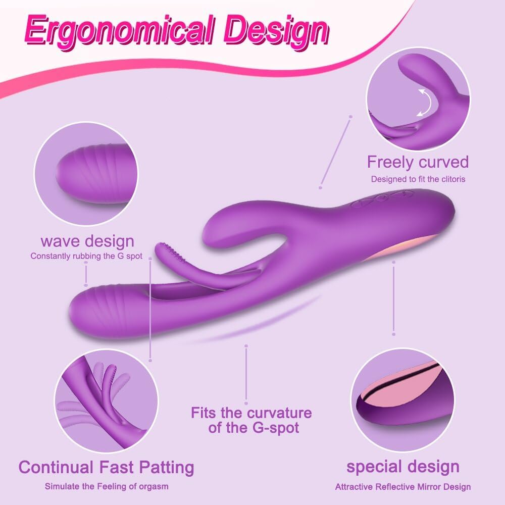 Premium Flicking And Flapping Rabbit Vibrator