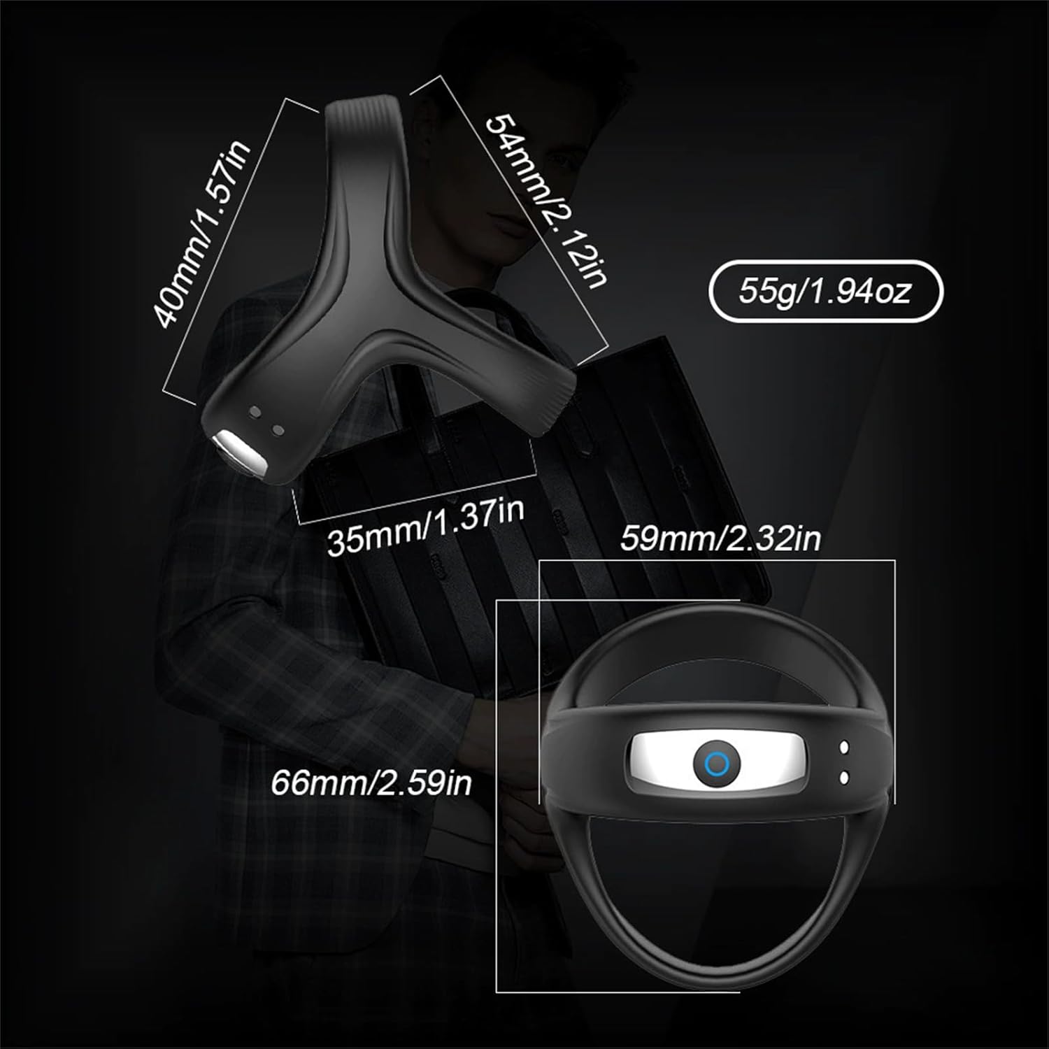 Drive Pro: Vibrating Cock Ring For Men