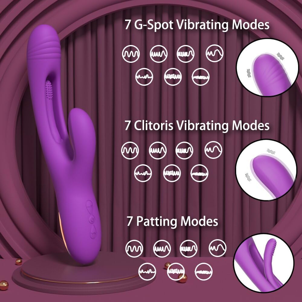 Premium Flicking And Flapping Rabbit Vibrator