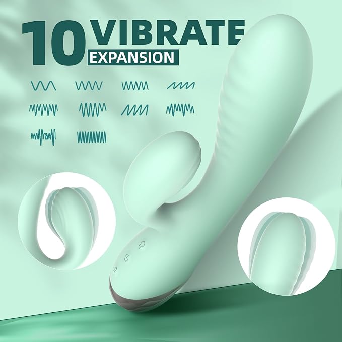 Inflatable Head Rabbit Vibrator: Medical Silicone - Cumequoi Vibrators & Suckers sex toys Lebanon