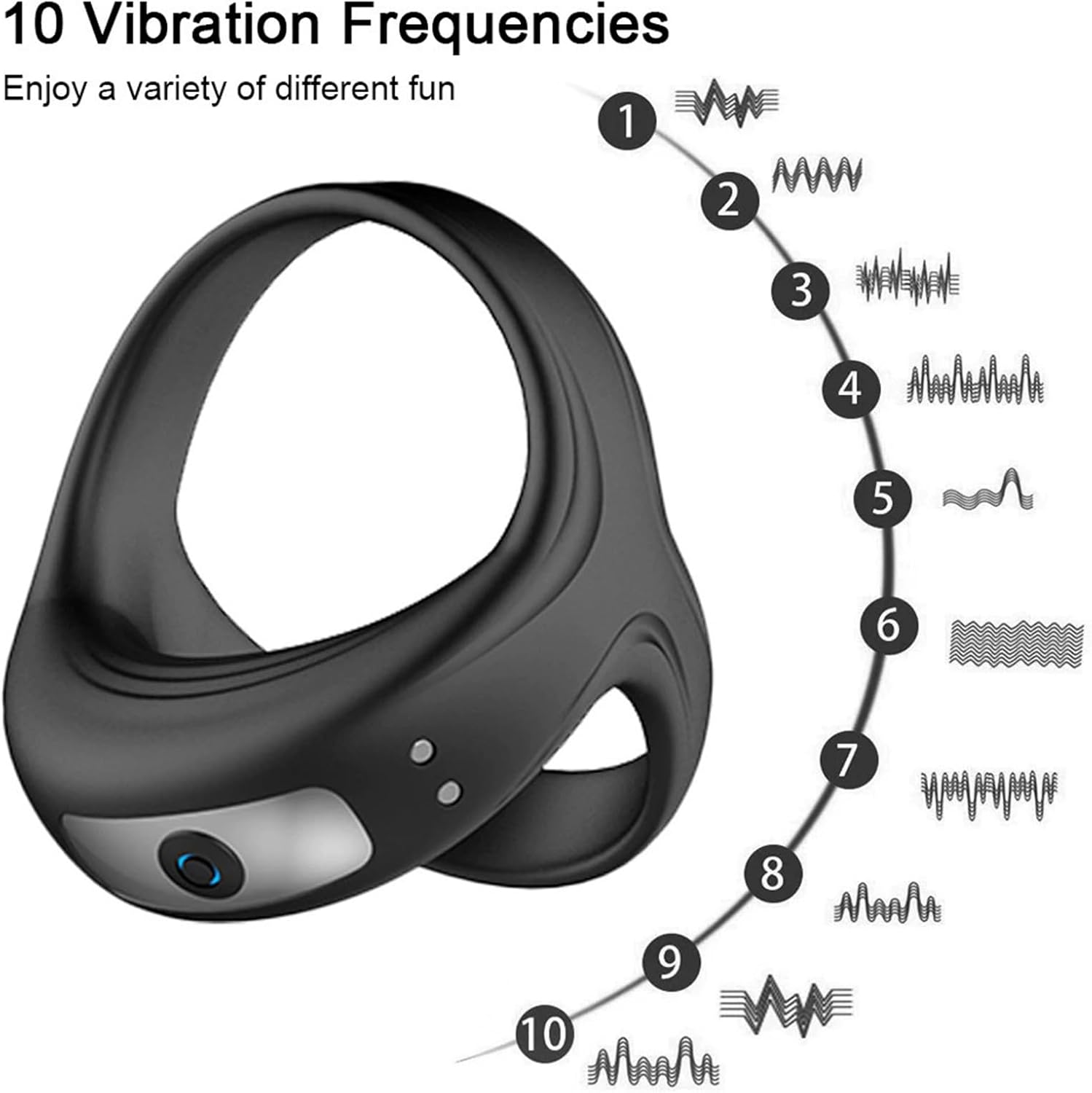 Drive Pro: Vibrating Cock Ring For Men