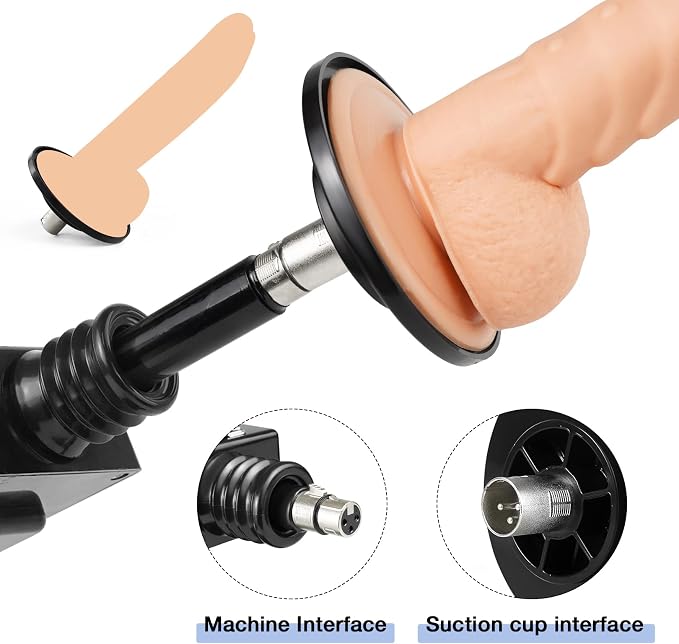 Plate for Sex Machines: Suction Cup Adapter with 3XLR Connector - Cumequoi Sex machines Lebanon