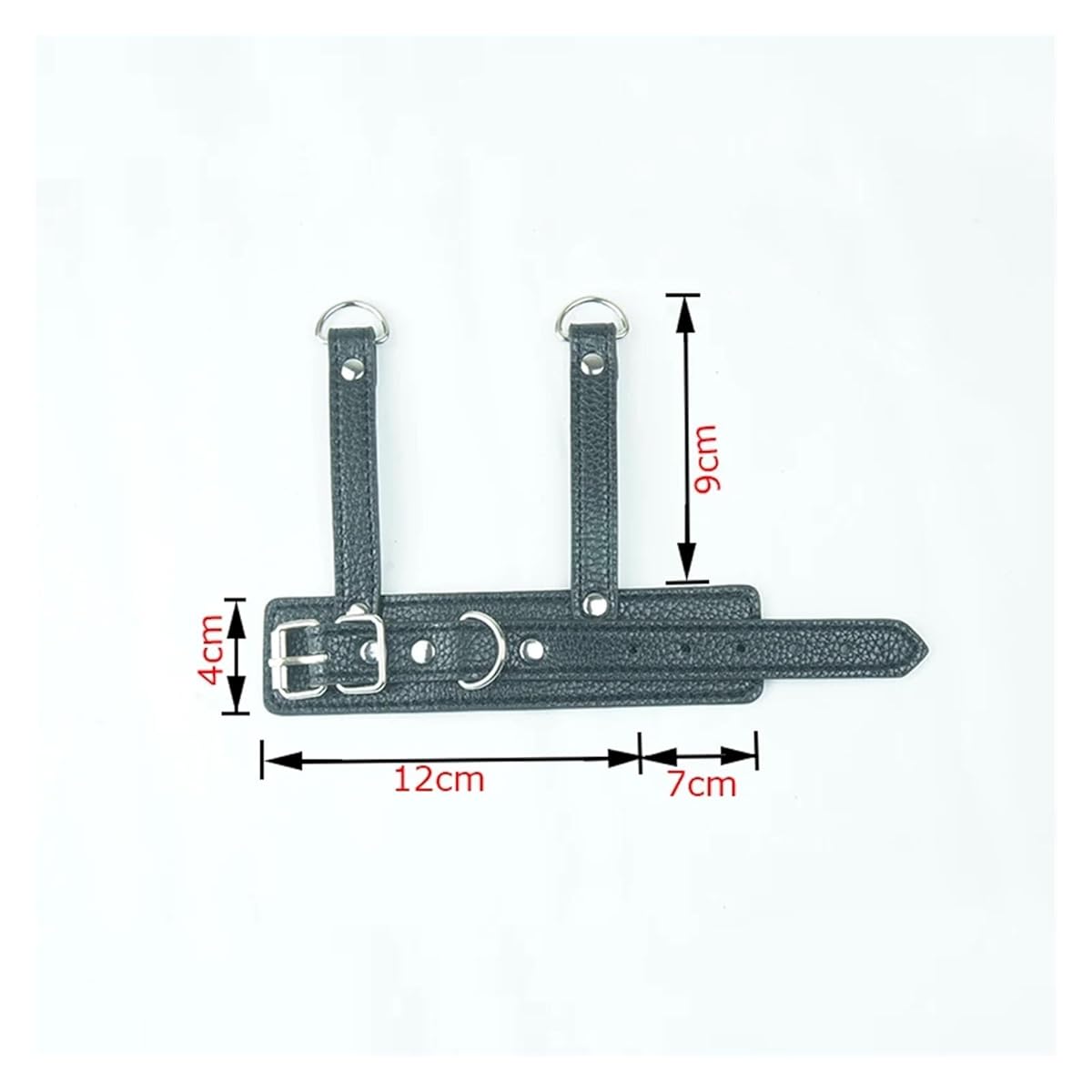 Balls On Leash Leather Cock Ring: BDSM Sex Toys for Men