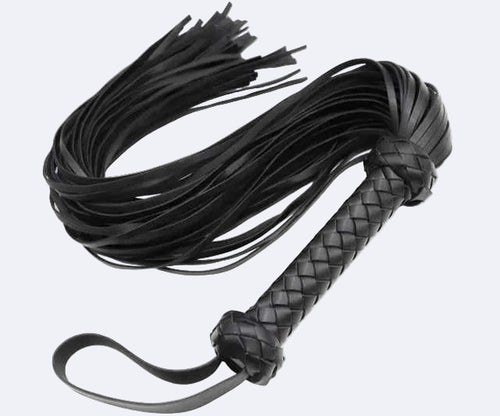 Black Leather Whip - sex toy BDSM Lebanon