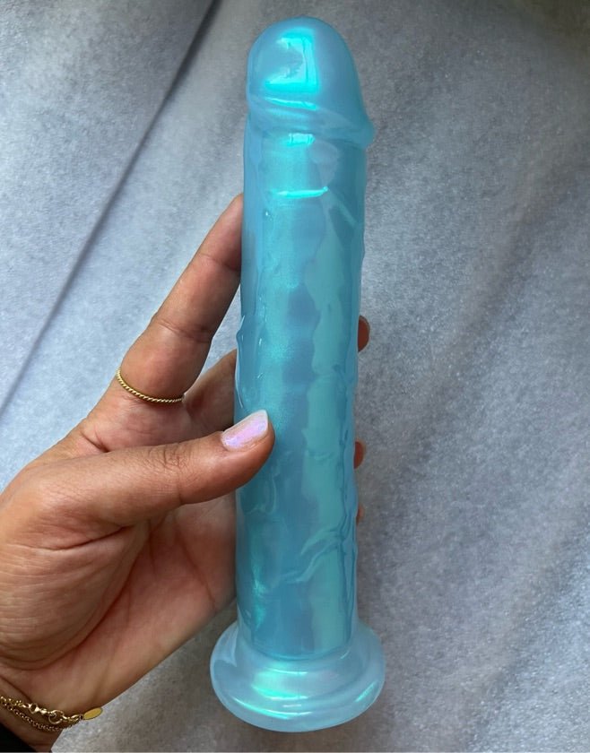 Pearly transparent dildo without balls - sex toy Dildos & Strapons Lebanon