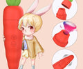 Vibrator+Clit sucker 2 in 1 Carrot shape - sex toy Vibrators & Suckers Lebanon