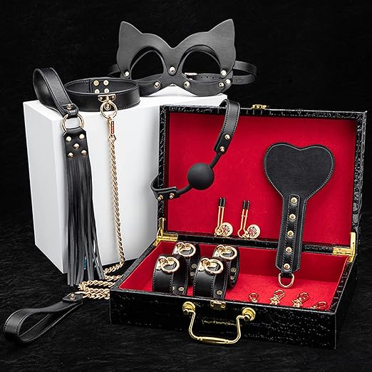Exclusive BDSM Vegan Bondage Set: 8 Pieces
