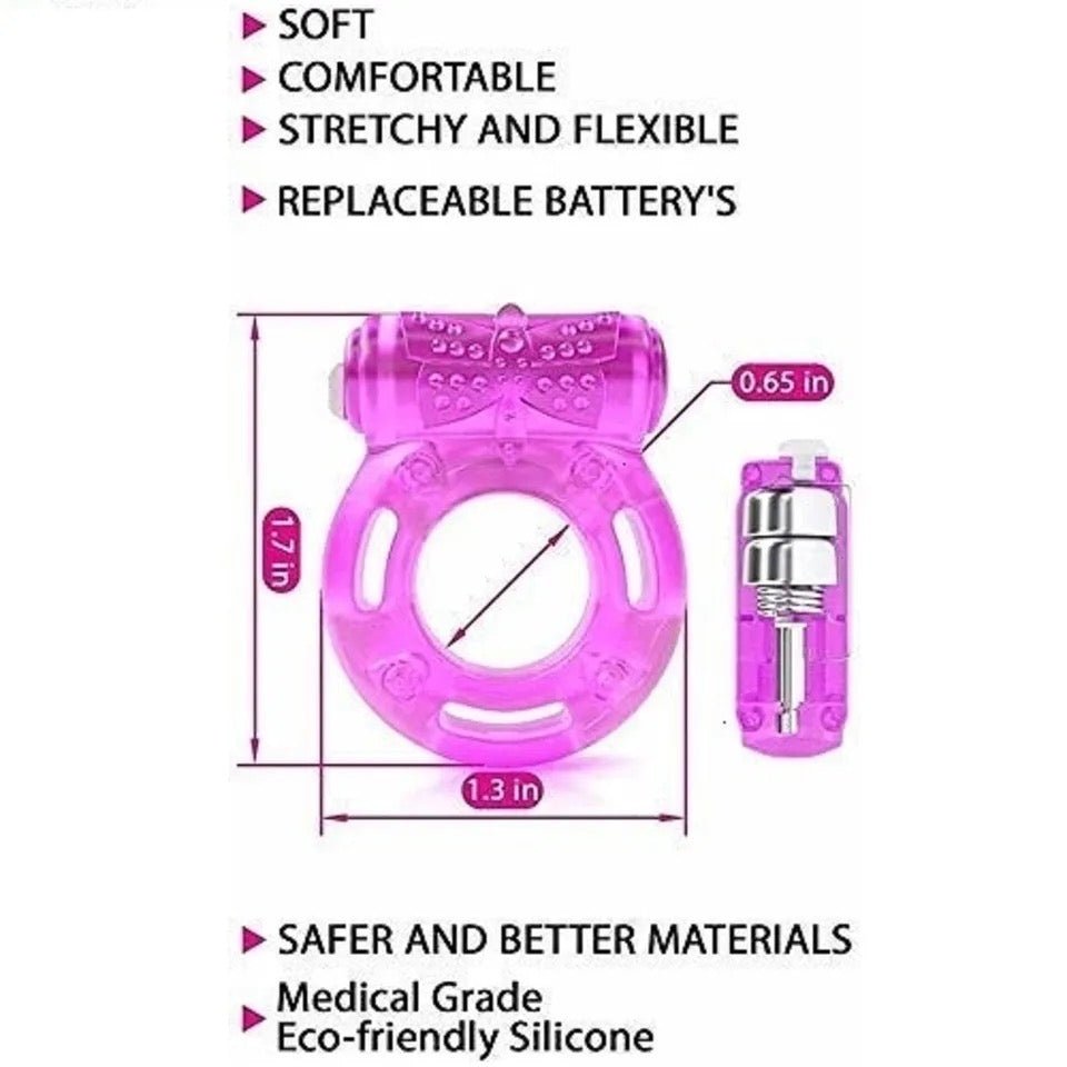 Vibrating Cock Ring on batteries - sex toy Cock Rings Lebanon