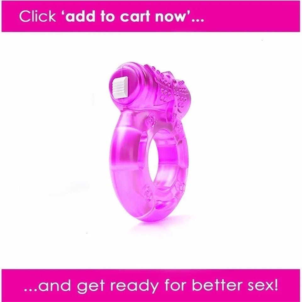 Vibrating Cock Ring on batteries - sex toy Cock Rings Lebanon