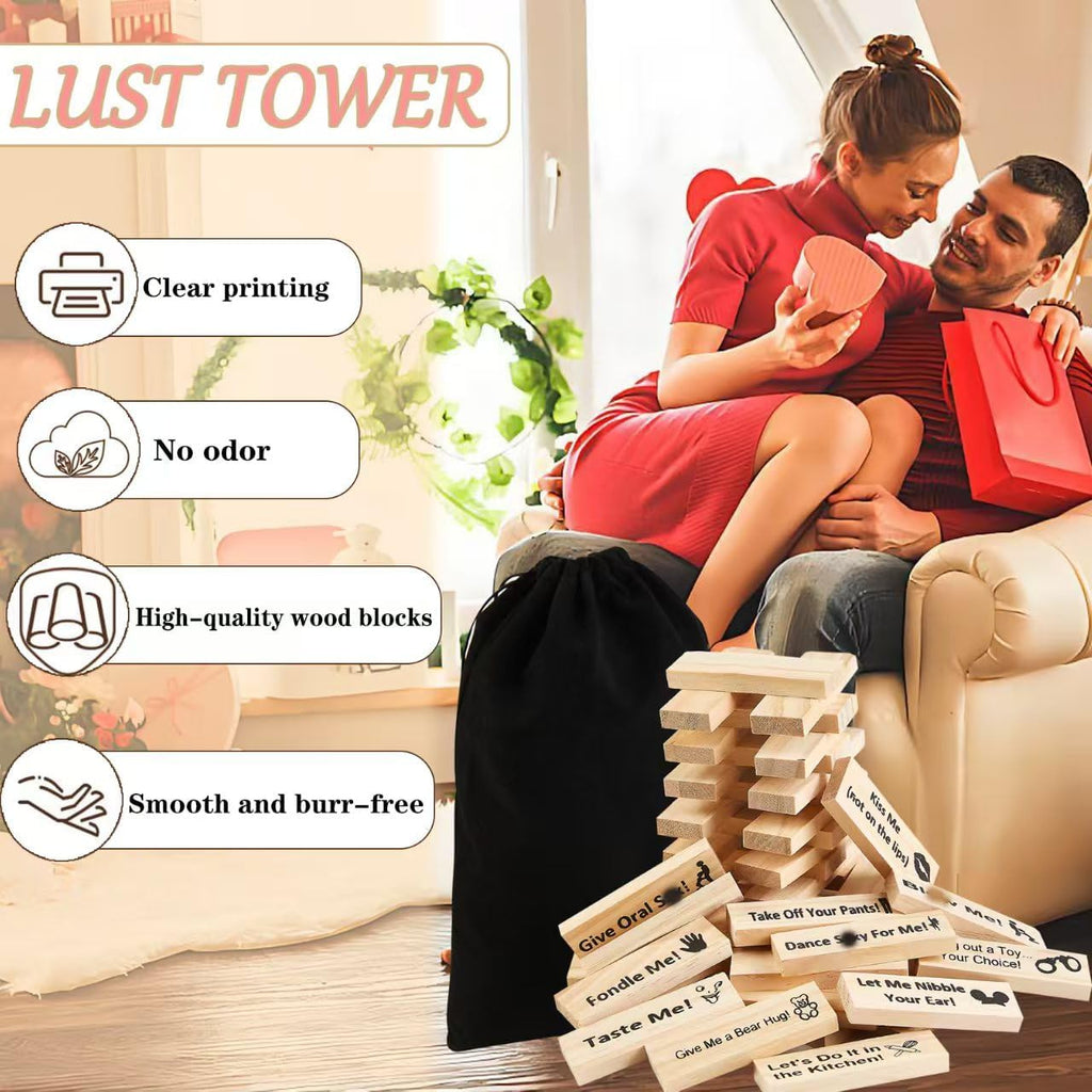 Adult Jenga Game for Couples in Lebanon: Fun & Intimate Nights - sex toy Games Lebanon