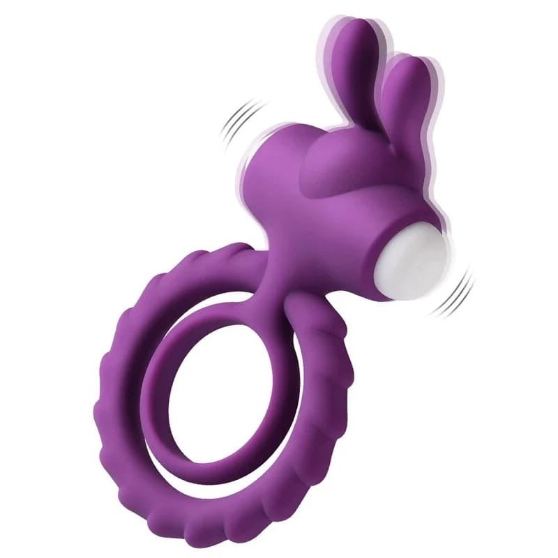 Vibrating cock ring silicone - sex toy Cock Rings Lebanon