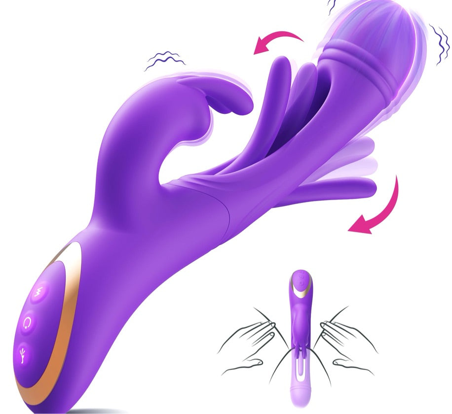 Rabbit Vibrator with Flicker