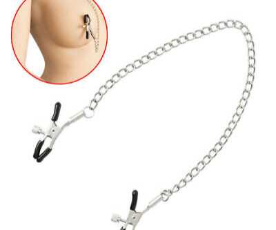 Nipple Clamps with Chain - sex toy BDSM Lebanon