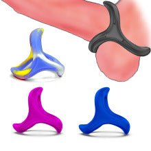 Cock Ring 3-in-1 - Cumequoi Cock Rings sex toys Lebanon