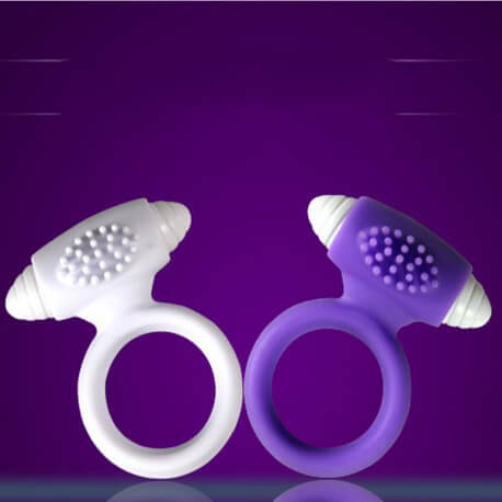 Vibrating Cock Ring - Textured Silicone | Cumequoi - Cumequoi Cock Rings sex toys Lebanon