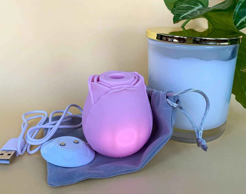 Purple Rose Vibrator - Cumequoi Adult toy Lebanon