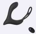 Prostate Massager With 2 Cock Rings - sex toy Prostate Massagers Lebanon