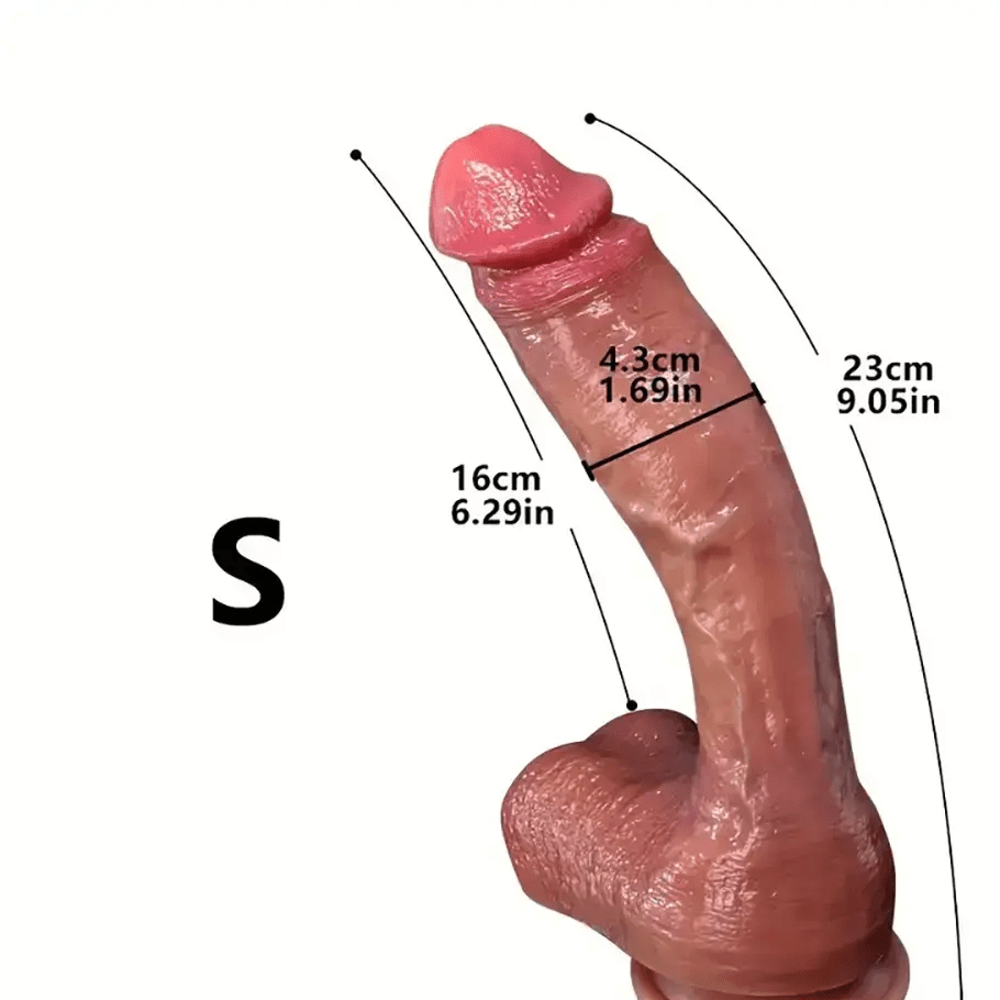 Realistic Large Dildo With Suction Base: Flexible And Deep Stimulation - sex toy Dildos & Strapons Lebanon